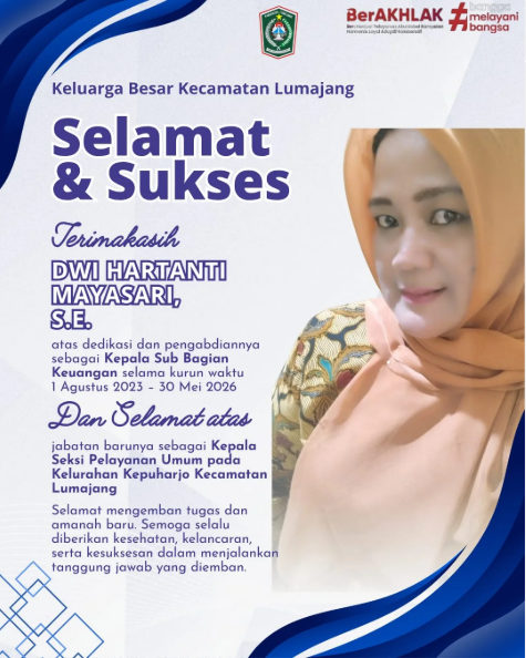 SELAMAT & SUKSES DWI HARTANTI MAYASARI,S.E.