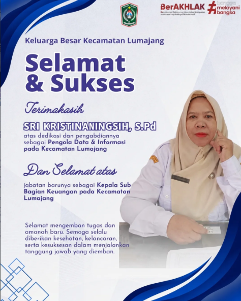 SELAMAT & SUKSES SRI KRISTINANINGSIH,S.Pd