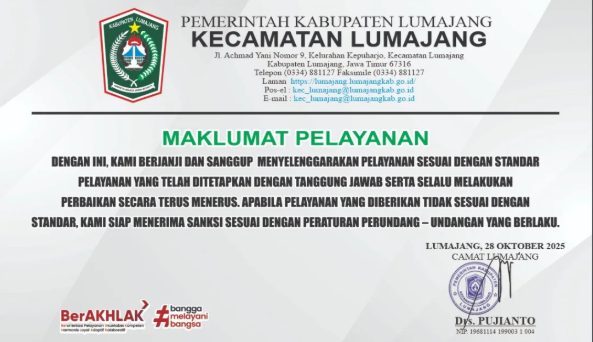 MAKLUMAT PELAYANAN