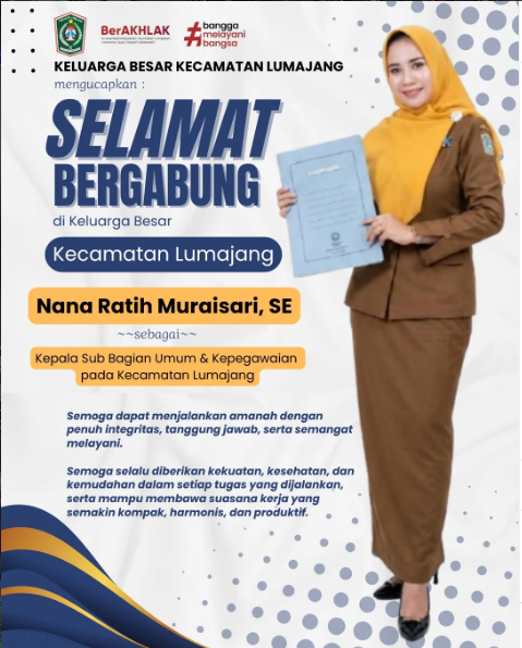 Ucapan Selamat Bergabung Kepada Nana Ratih Muraisari, SE