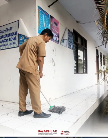 Korvei Bersama ASN Kecamatan Lumajang dalam Rangka Gerakan Indonesia ASRI