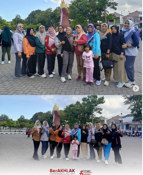 kegiatan Senam Pokok e Obah Drama Wanita Persatuan Kecamatan Lumajang 