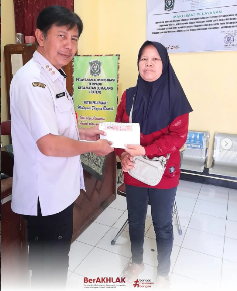 PENYERAHAN DANA SANTUNAN KEMATIAN