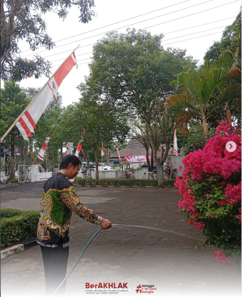 Korvei Bersama ASN Kecamatan Lumajang dalam Rangka Gerakan Indonesia ASRI