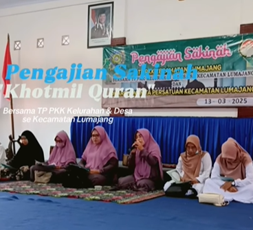 Khotmil Quran sebagai bentuk Rasa Syukur dan Penguatan Iman di Bulan Ramadhan 1446H / 2025 M.