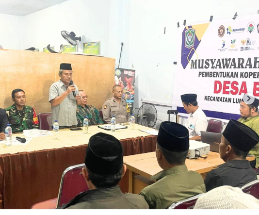 Musyarawah Desa Khusus dalan rangka Pembentukan Koperasi Merah Putih pada Desa Boreng
