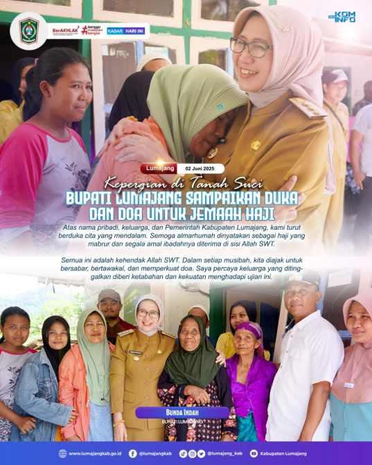 Kabar duka datang dari Tanah Suci. 