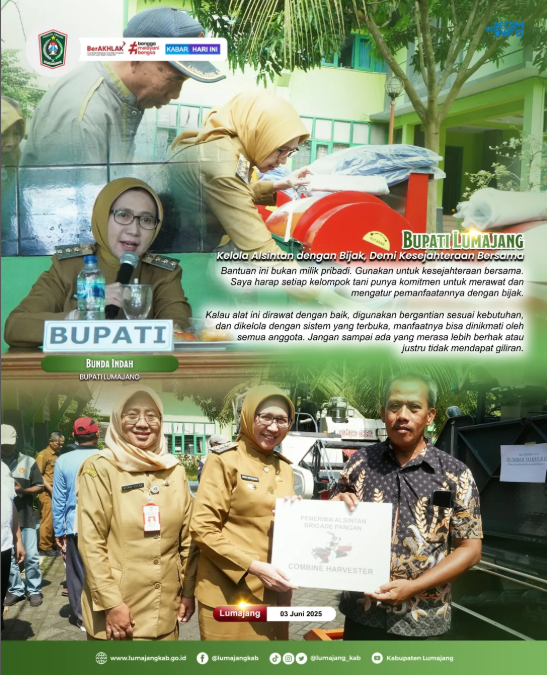  Alsintan bukan milik pribadi, tapi aset bersama untuk kemajuan petani!