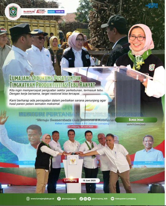 tebu rakyat kita makin diperhatikan!