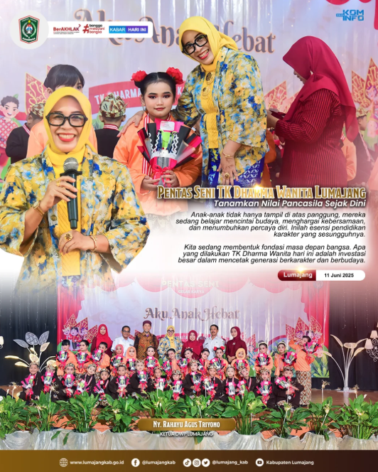Pentas Seni TK Dharma Wanita Lumajang 