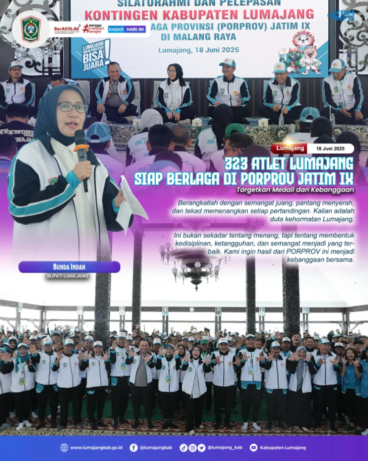 323 Atlet Lumajang Siap Harumkan Nama Daerah di PORPROV Jatim IX!
