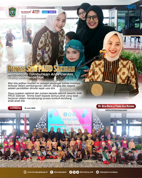 Pentas Seni PAUD Sakinah: Tumbuhkan Anak Cerdas, Ceria & Berakhlak Mulia 