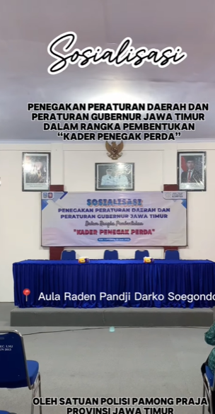 Sosialisasi Perda & Pembentukan Kader Penegak Perda
