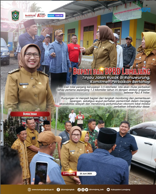 Bupati & DPRD Tinjau Jalan Rusak di Ranuwurung, Komitmen Perbaikan Bertahap