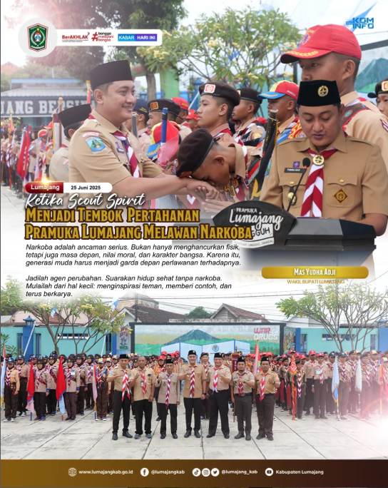 Melawan ancaman narkoba! Anti Drugs Scout Festival 2025 resmi dibuka oleh Wakil Bupati Mas Yudha
