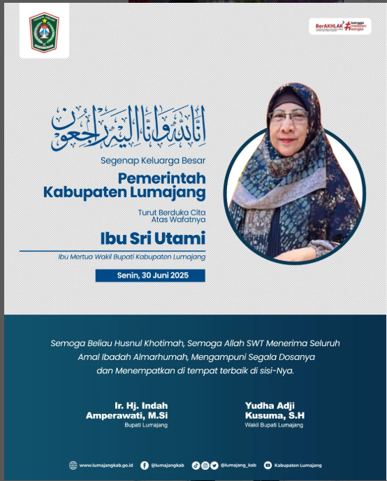 BERITA DUKA MERTUA WAKIL BUPATI LUMAJANG WAFAT