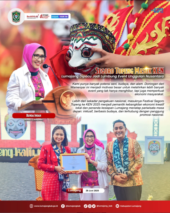 SEGORO TOPENG MASUK KHARISMA EVENT NUSANTARA (KEN)