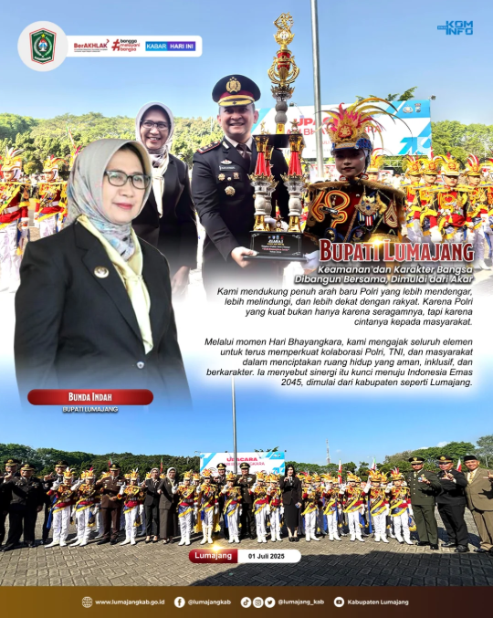 Hari Bhayangkara ke-79  Alun-Alun Lumajang