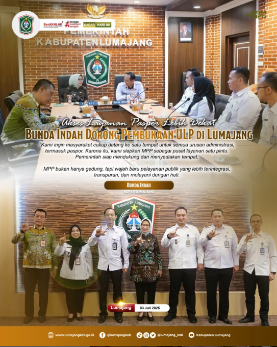 Bunda Indah mendorong hadirnya Unit Layanan Paspor (ULP) di Lumajang