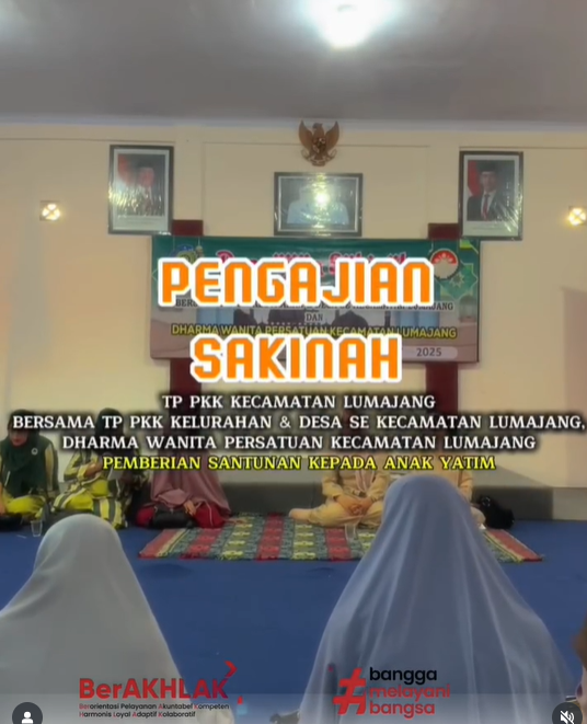 Santunan kepada 12 Anak Yatim