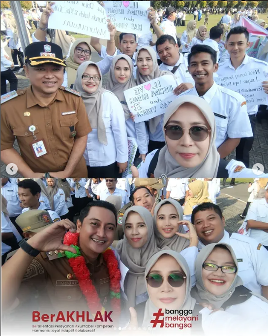 Kecamatan Lumajang Hadir dalam Apel Besar Penguatan Komitmen Non ASN