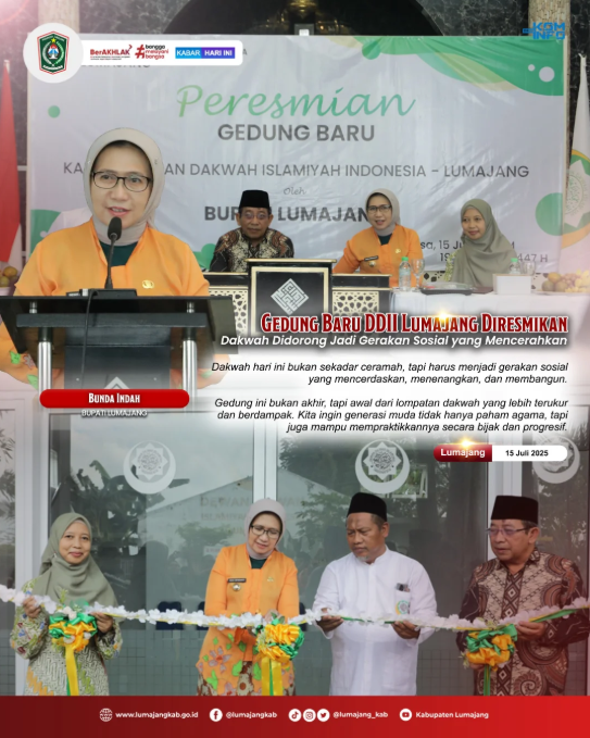 Gedung Baru DDII Lumajang Diresmikan 