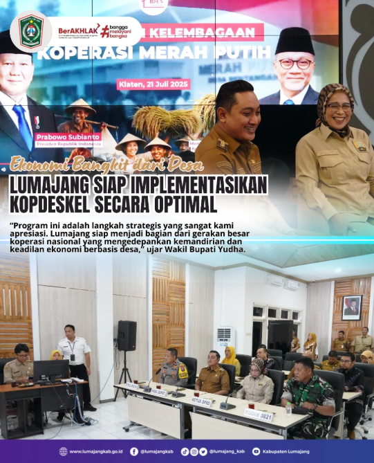 Ekonomi Bangkit dari Desa, Lumajang Siap Melaju Bersama Kopdeskel!