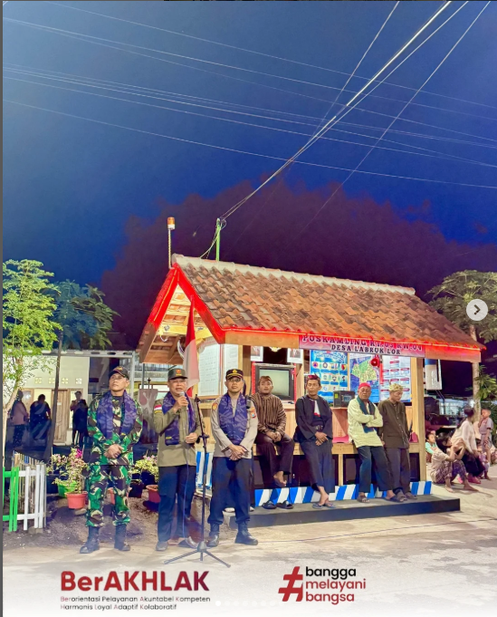 Penilaian Lomba Siskamling RT 03 RW 04  Desa Labruk Lor, Kecamatan Lumajang