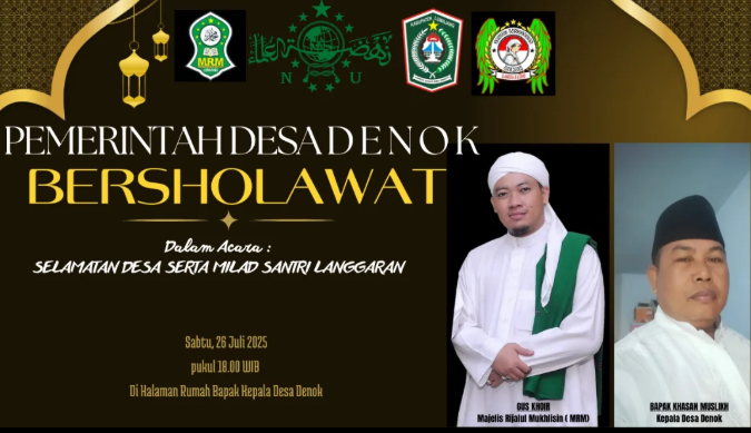 Pemerintah Desa Denok Bersholawat 