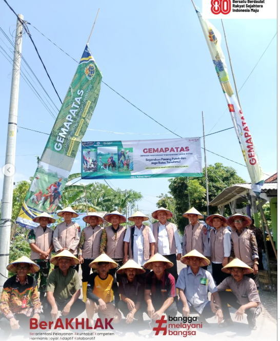 Kegiatan Gerakan Masyarakat Pemasangan Tanda Batas (GEMAPATAS) Tahun 2025