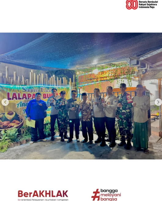 Giat penilaian lomba siskamling tingkat kecamatan dilaksanakan di RT 2 RW 4 Desa Denok Kecamatan Lum