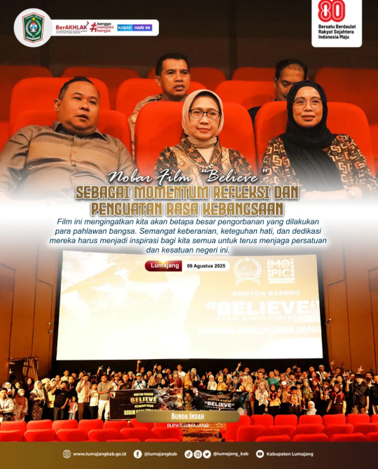 Nobar film “Believe: Takdir, Mimpi, Keberanian” bersama Bunda Indah