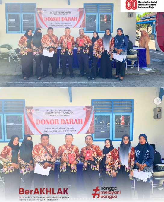 Kecamatan Lumajang turut berpartisipasi dalam kegiatan Donor Darah 