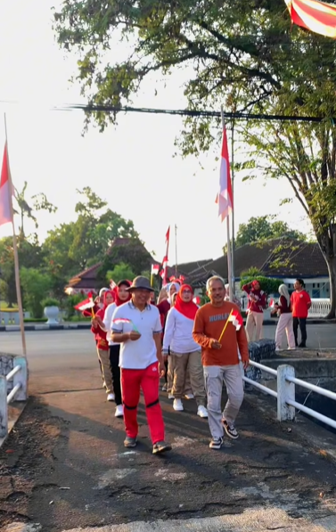 Apel Pagi di Halaman Kantor Kecamatan Lumajang dan Sarapan Pagi 
