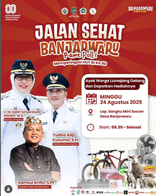 Jalan Sehat Banjarwaru Rame Poll