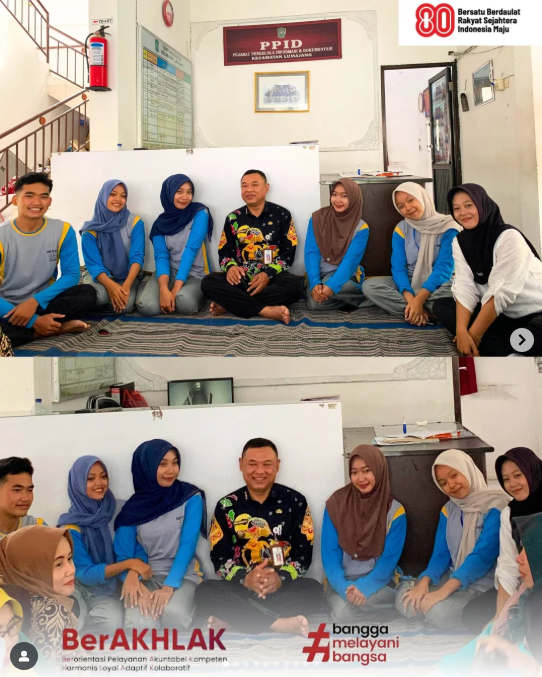 Momen perpisahan enam siswa-siswi SMK PGRI 5 Jember 