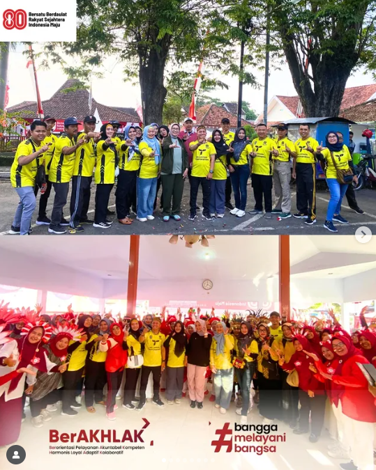 JALAN SEHAT & LOMBA BAZAR PKK KELURAHAN TOMPOKERSAN 