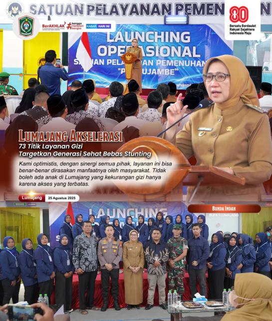 Lumajang Akselerasi 73 Titik Layanan Gizi, Targetkan Generasi Sehat Bebas Stunting 