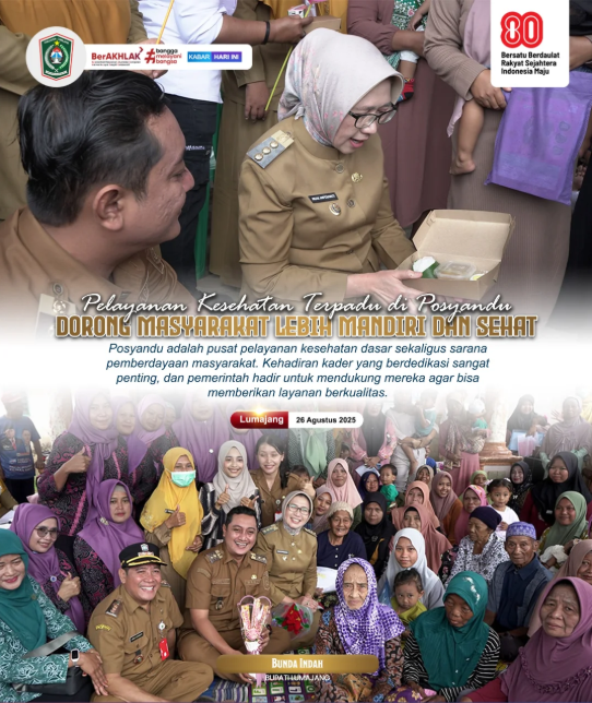 Pelayanan Kesehatan Terpadu di Posyandu, Dorong Masyarakat Lebih Mandiri dan Sehat