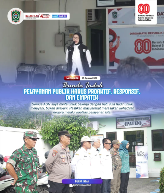 Pelayanan Publik Harus Proaktif, Responsif dan Empatik