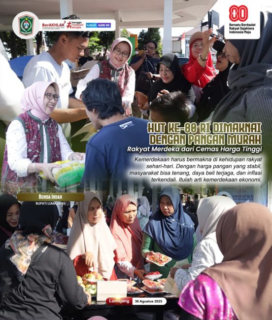 HUT Ke-80 Dimaknai Dengan Pangan Murah