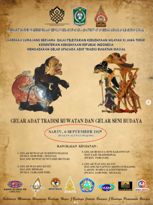 Gelar Adat Tradisi Ruwatan dan Gelar Seni Budaya