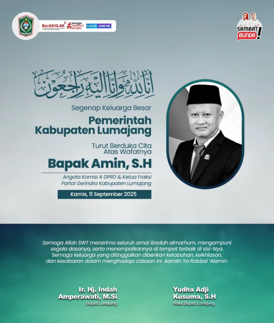 Turut Berduka Cita Atas Wafatnya Bapak Amin, S.H.