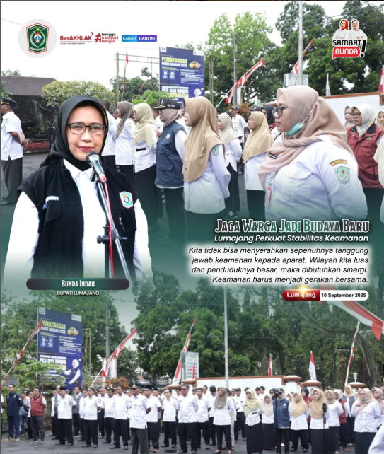  Jaga Warga Jadi Budaya Baru, Lumajang Perkuat Stabilitas Keamanan