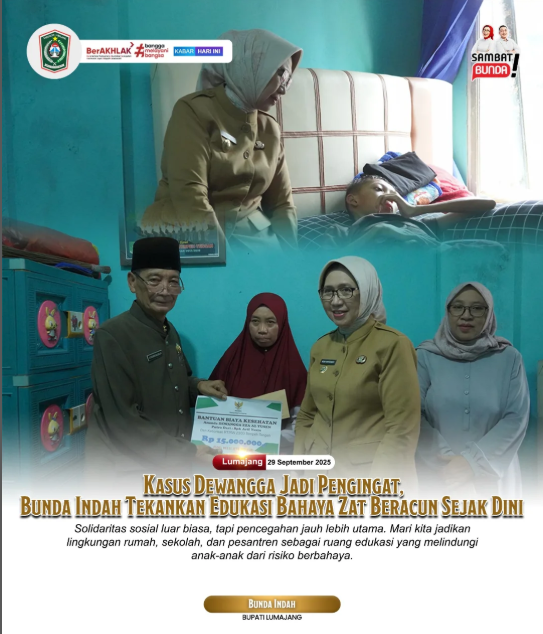 Bunda Indah Tekankan Edukasi Bahaya Zat Racun Sejak Dini