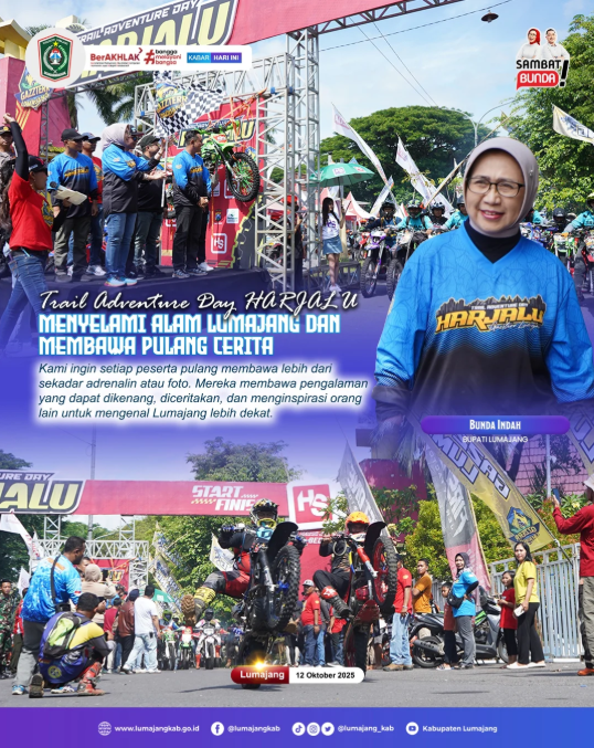 Lumajang terus melangkah bersama Jawa Timur! 