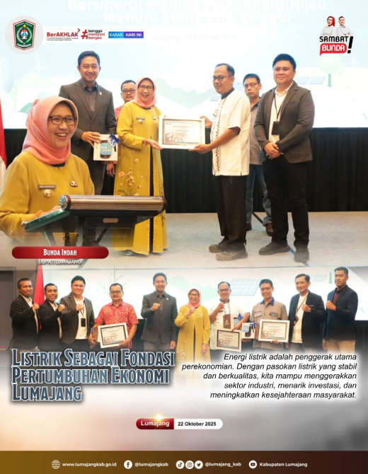 Listrik Jadi Fondasi Ekonomi Lumajang