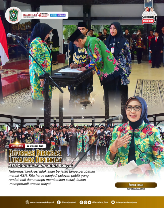 Reformasi Birokrasi Lumajang Diperkuat, ASN Dituntut Hadir untuk Rakyat! 