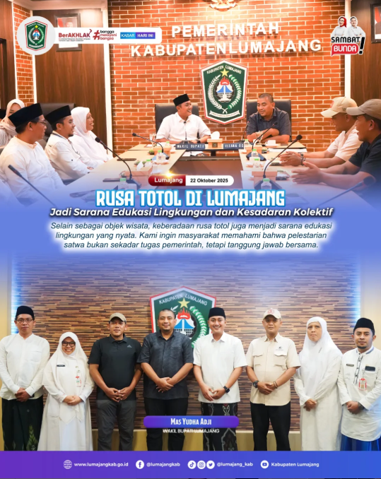 Rusa Totol di Lumajang Jadi Sarana Edukasi Lingkungan dan Kesadaran Kolektif