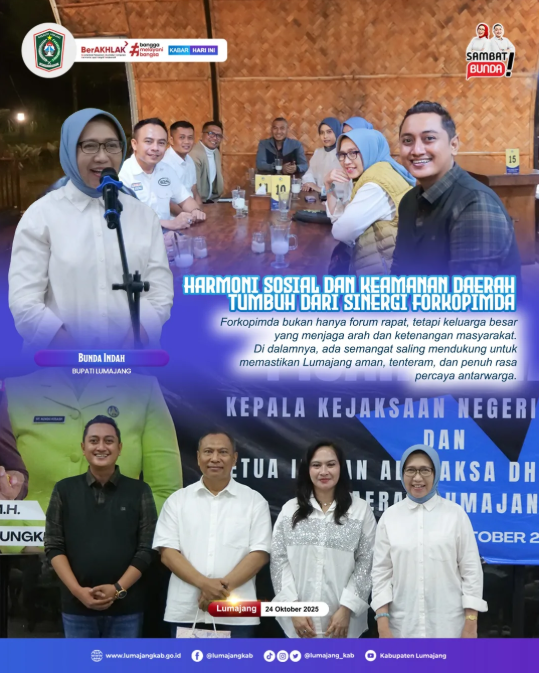 Harmoni Sosial dan Keamanan Daerah Tumbuh dari Sinergi Forkopimda
